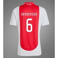 Billiga Ajax Jordan Henderson #6 Hemma fotbollskläder 2024-25 Kortärmad